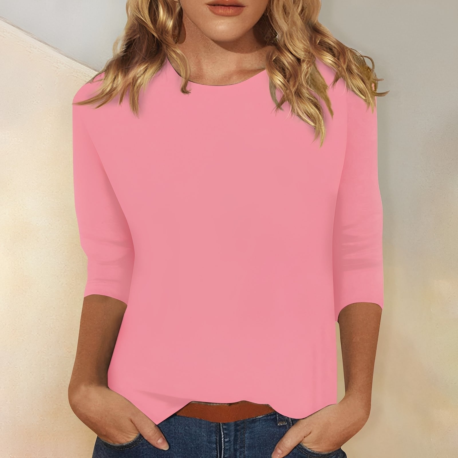 Katherina - Comfortable crew neck shirt
