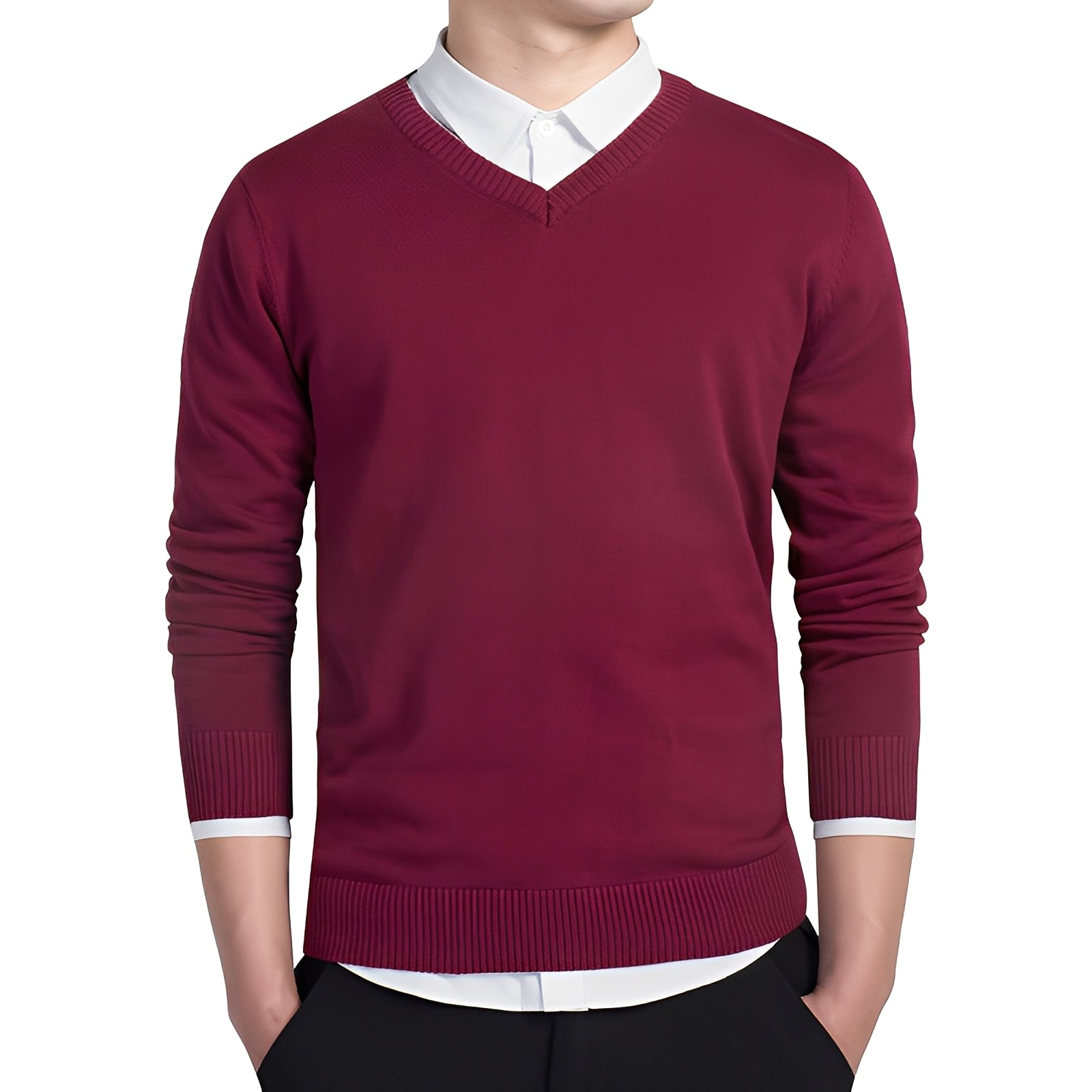 Tom - Cozy V-neck sweater