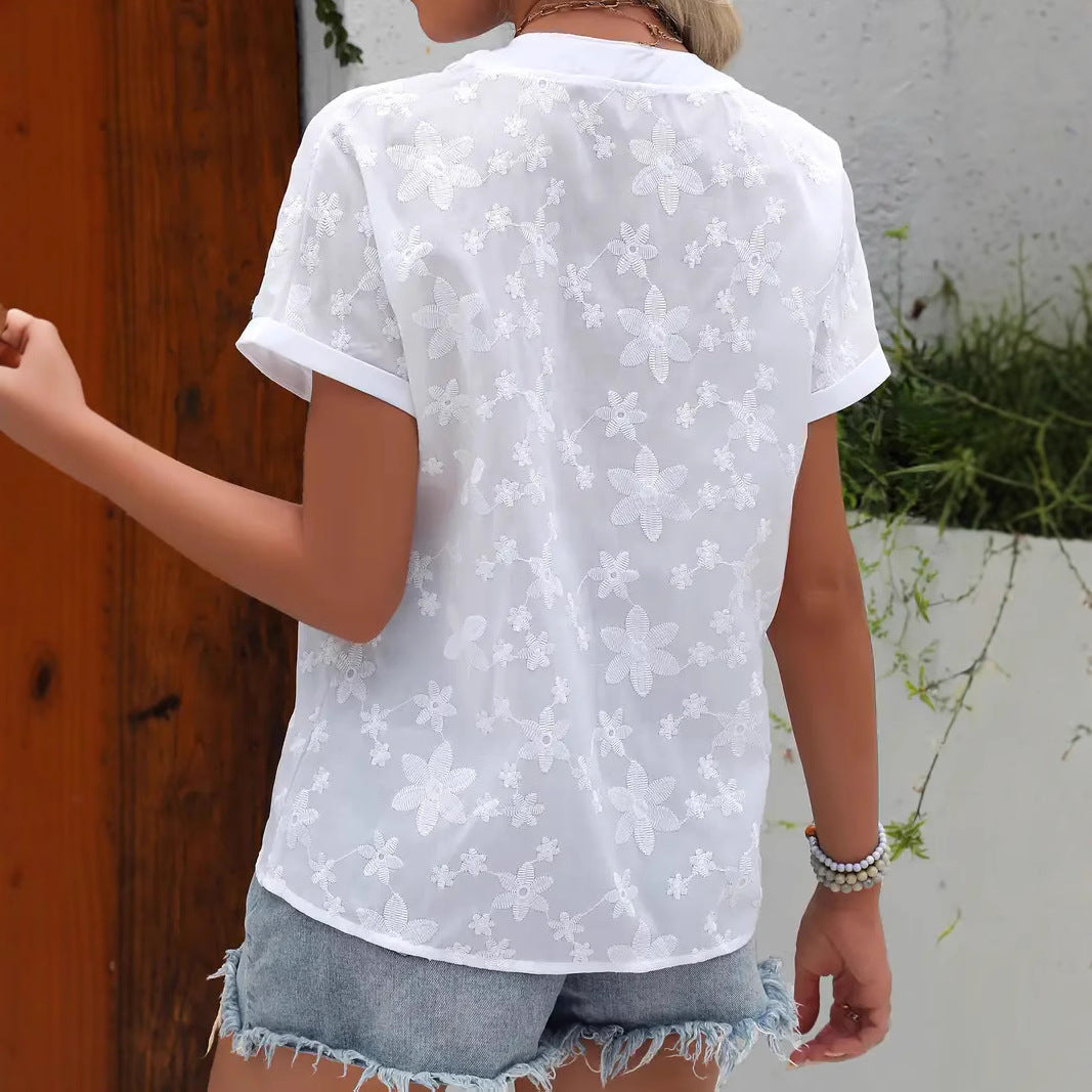 Rosalie - Chic Floral Blouse