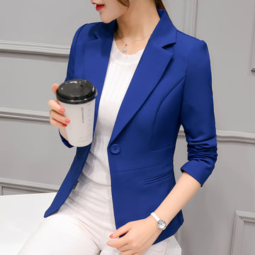 Lindy - Elegant one-button blazer for women