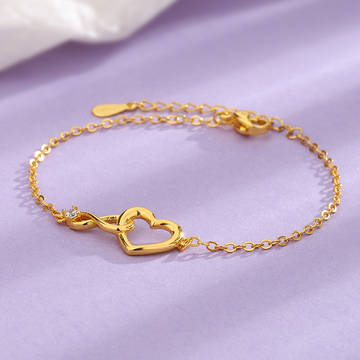Infinite Heart Bracelet - Delicate CZ Bracelet