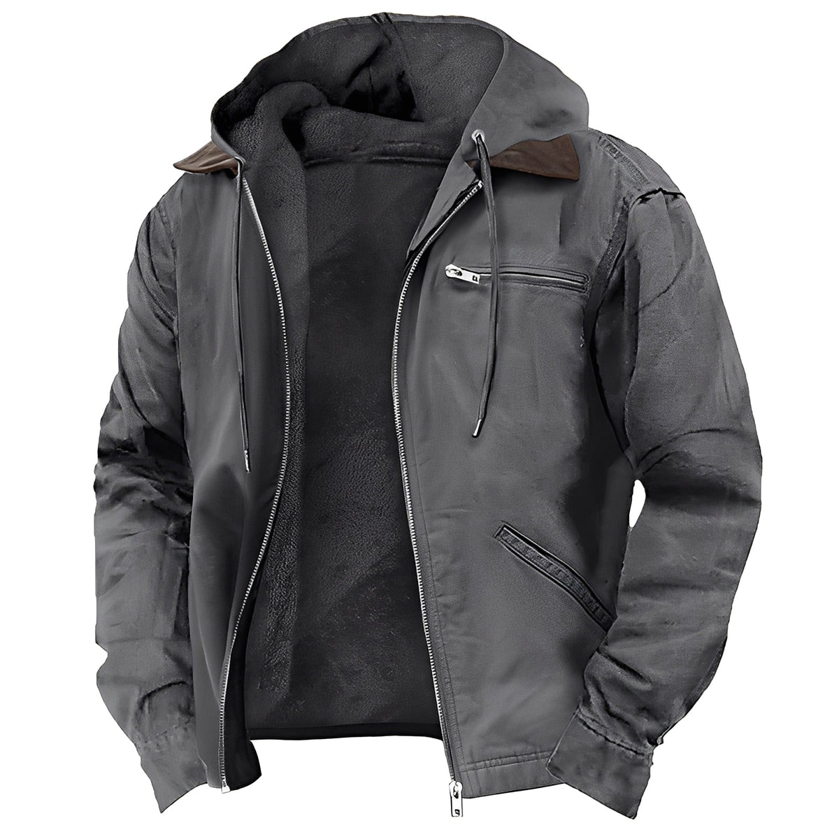 Wallace - Sleek and cozy jacket with hood