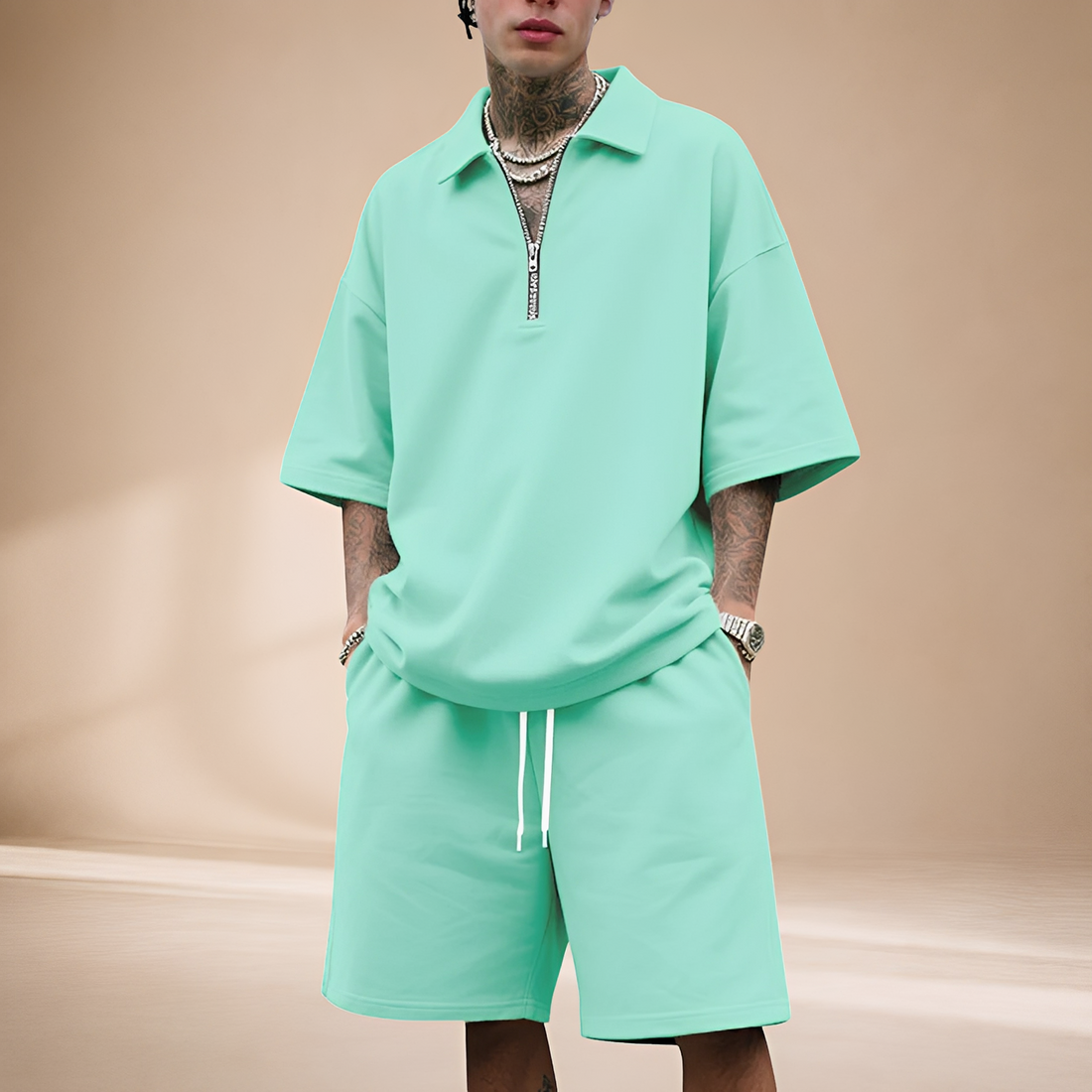 Keenan - Loose Zip-Up Matching Set