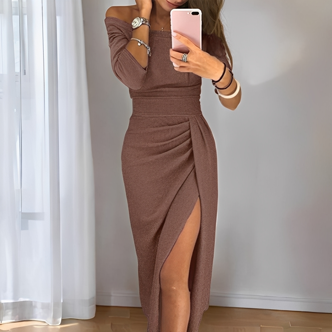 Babette - Chic Dress with Slit for Women