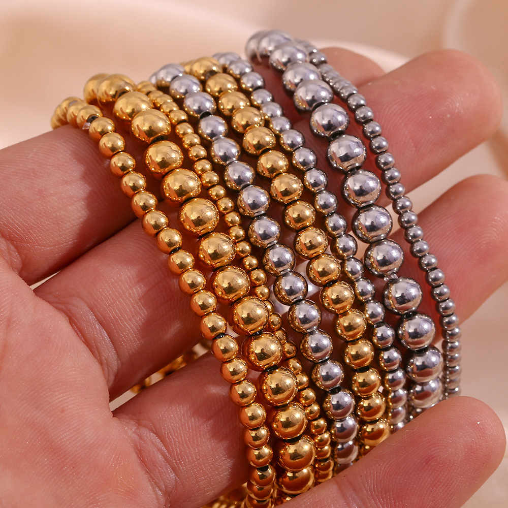 Create - Stackable Metallic Gold Bracelet (4mm)