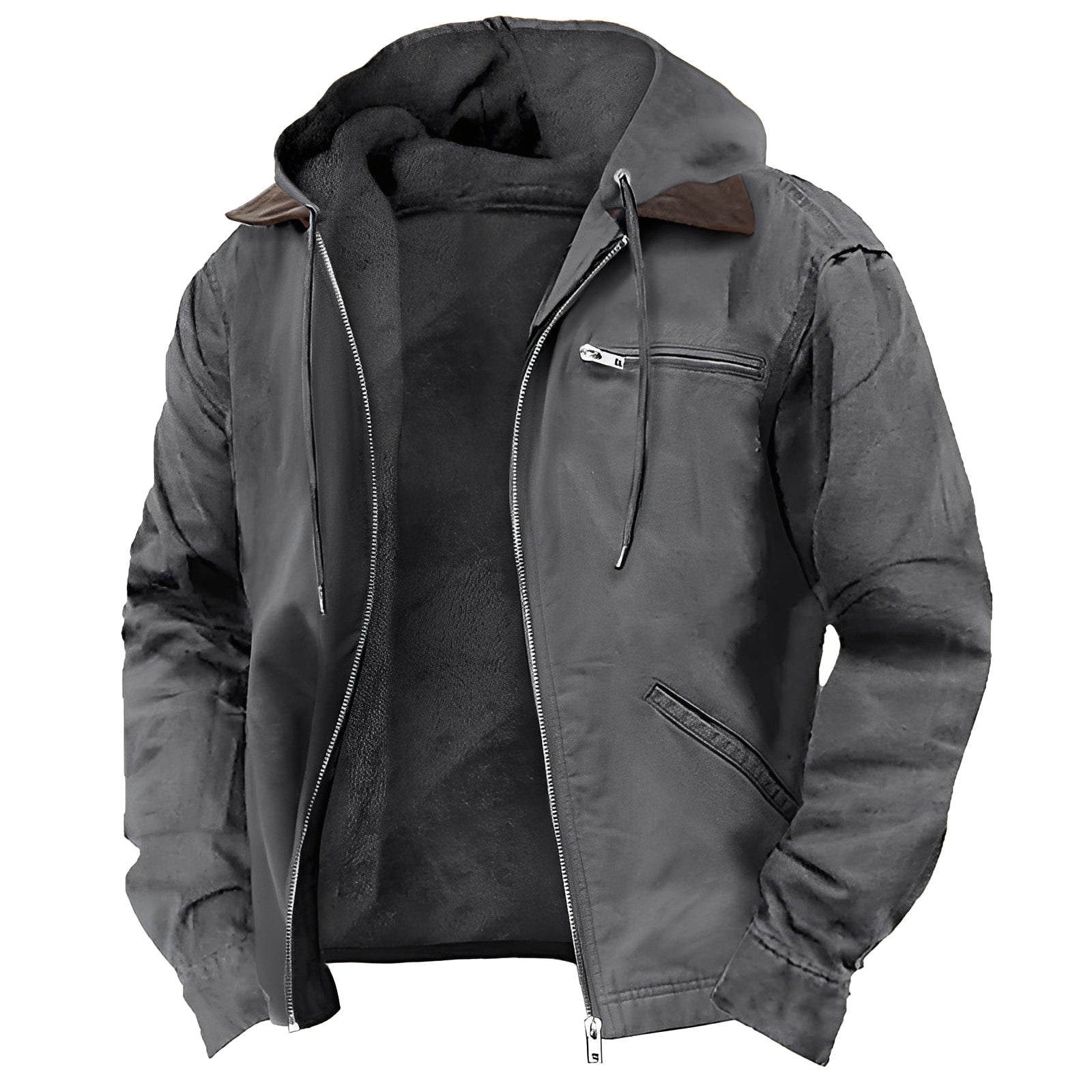 Dwayne - Insulated hooded jacket for men