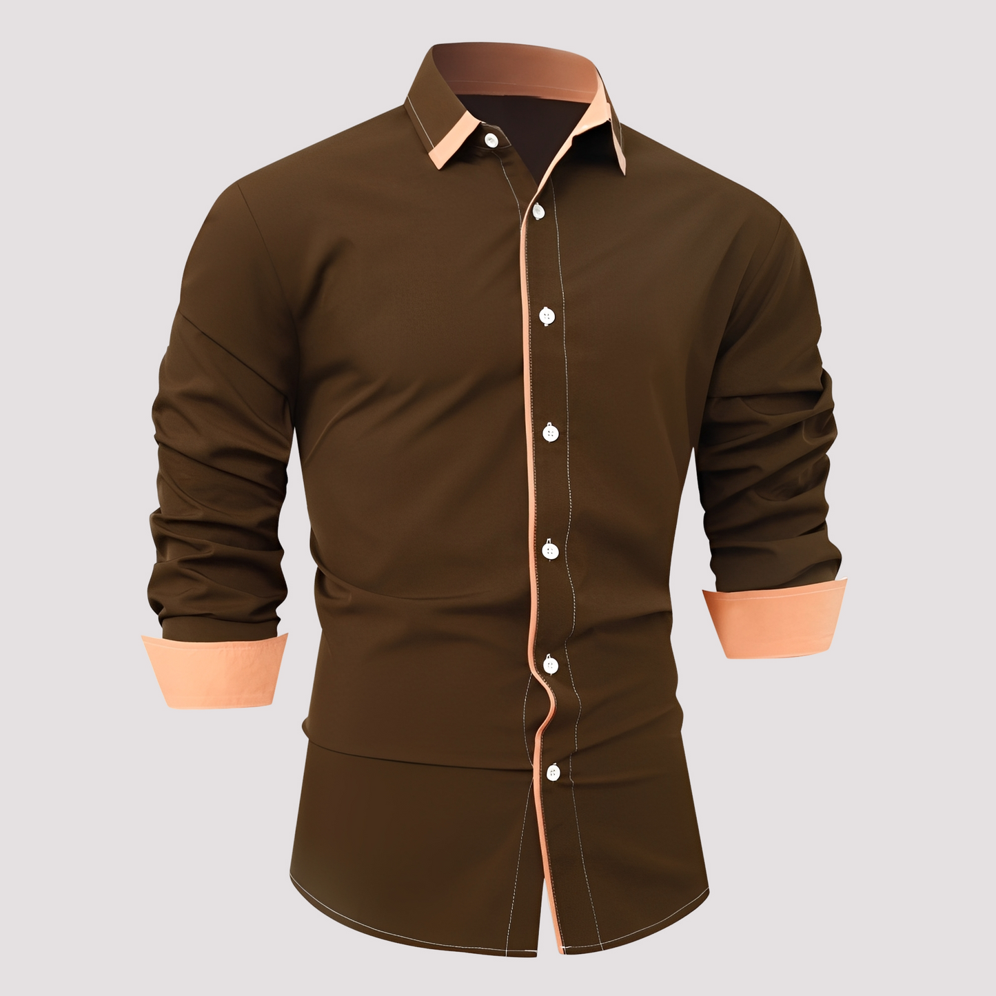 Samuel - Stylish Long Sleeve Overshirt for Men