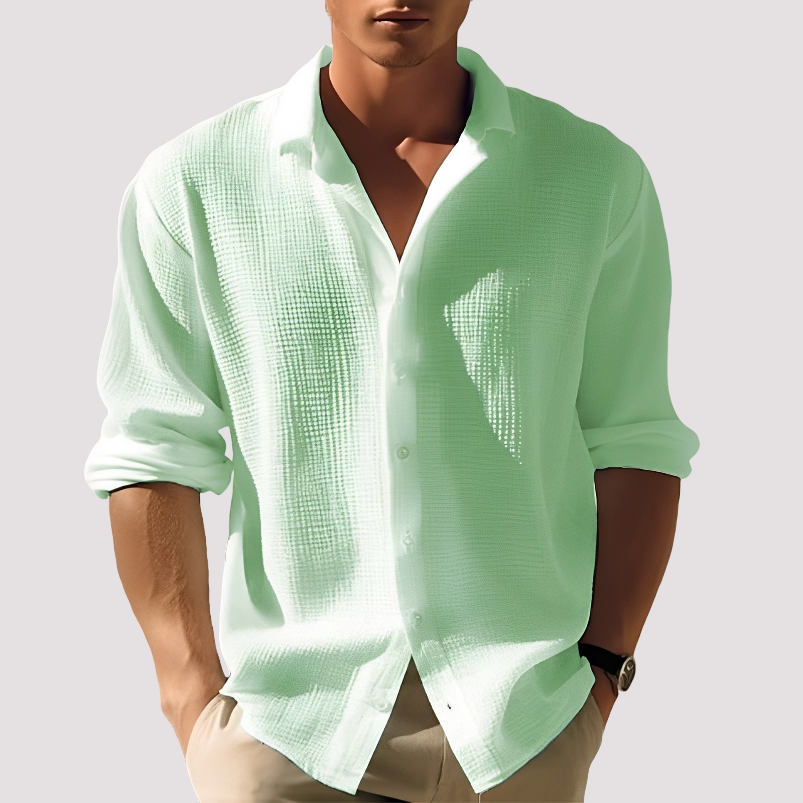 Ollie - Men's comfortable button-up shirt