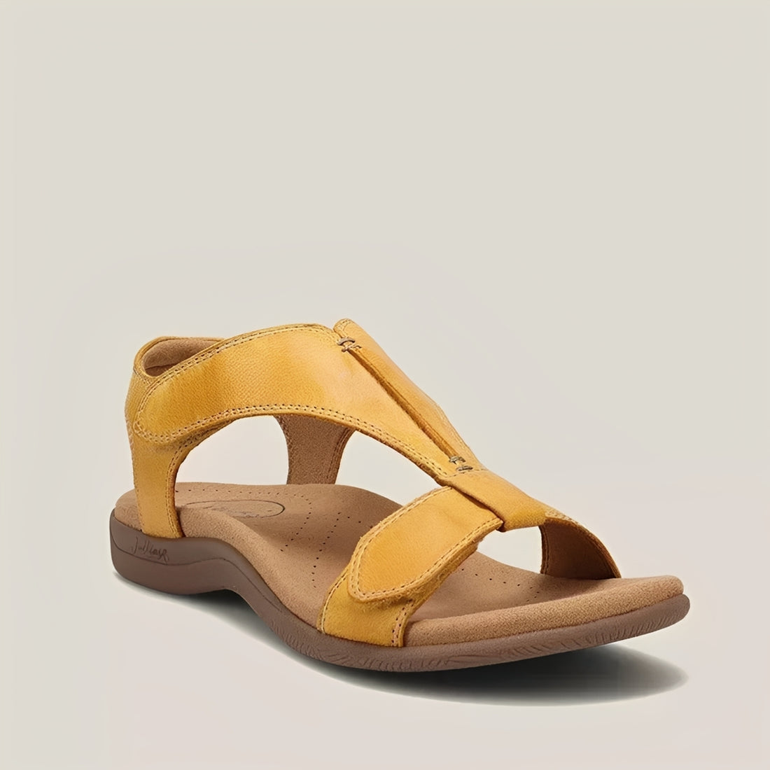 Sharon - Platform Sandals with Velcro Strap