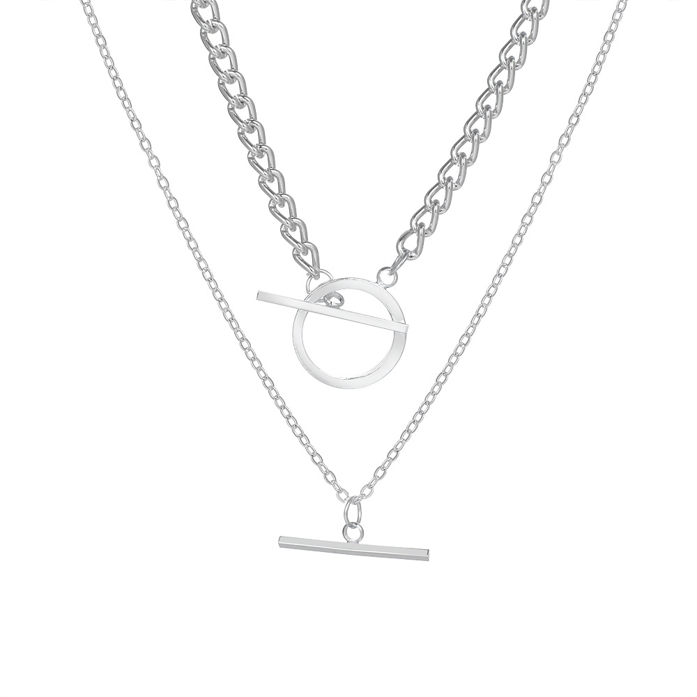 Double Chain - Cuban Chain and Pearls