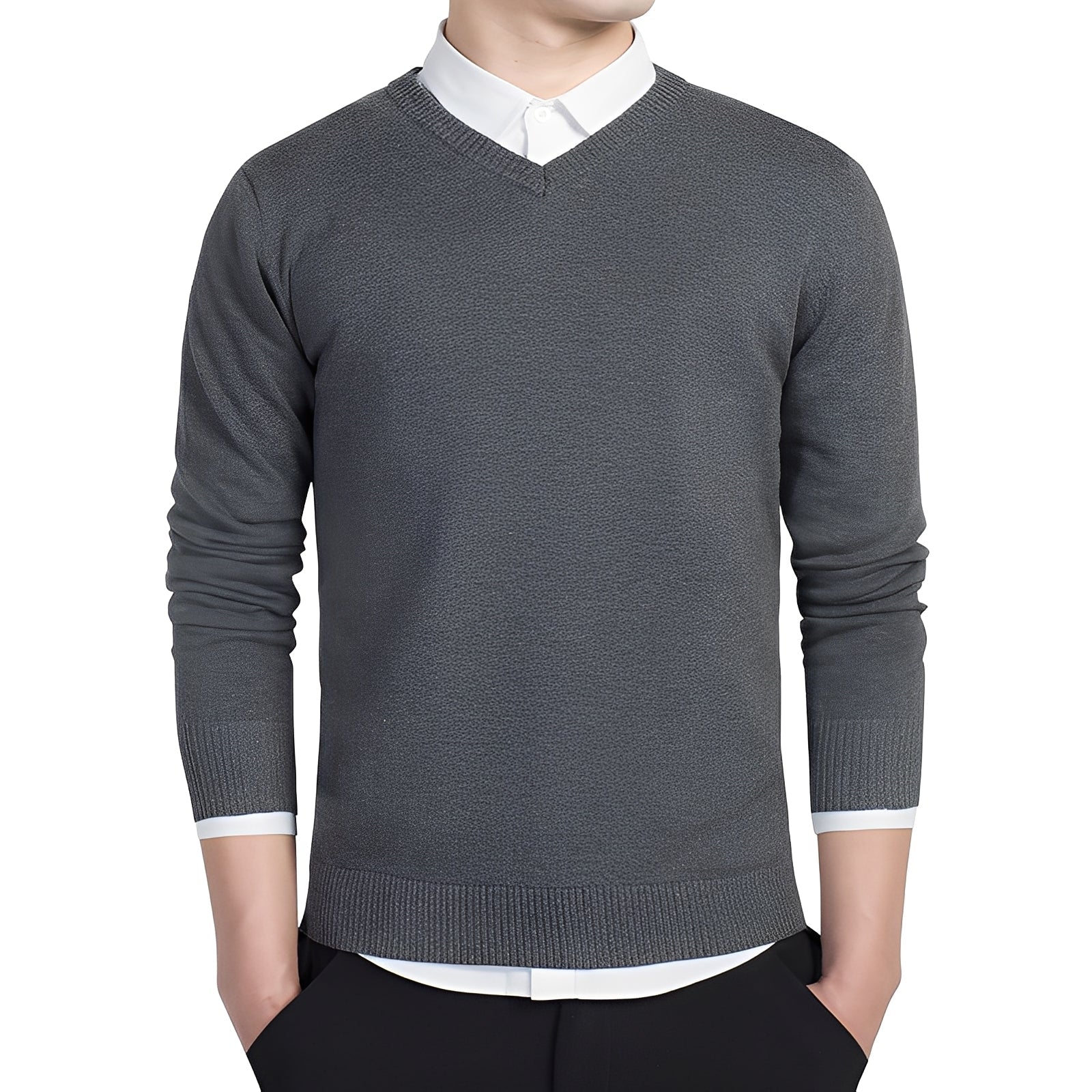 Tom - Cozy V-neck sweater