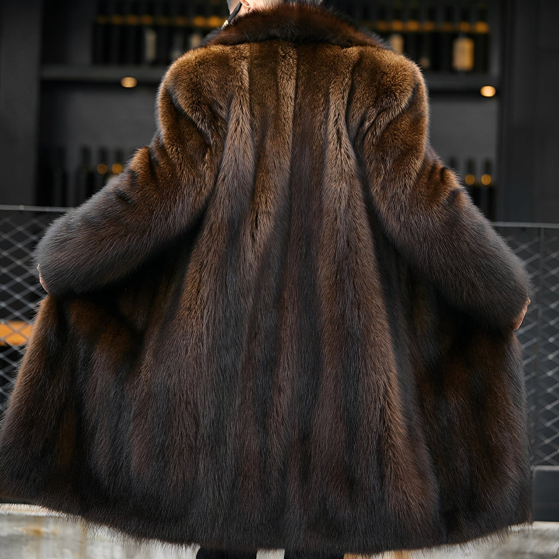 Matteo - Stylish Long Men's Fur Coat