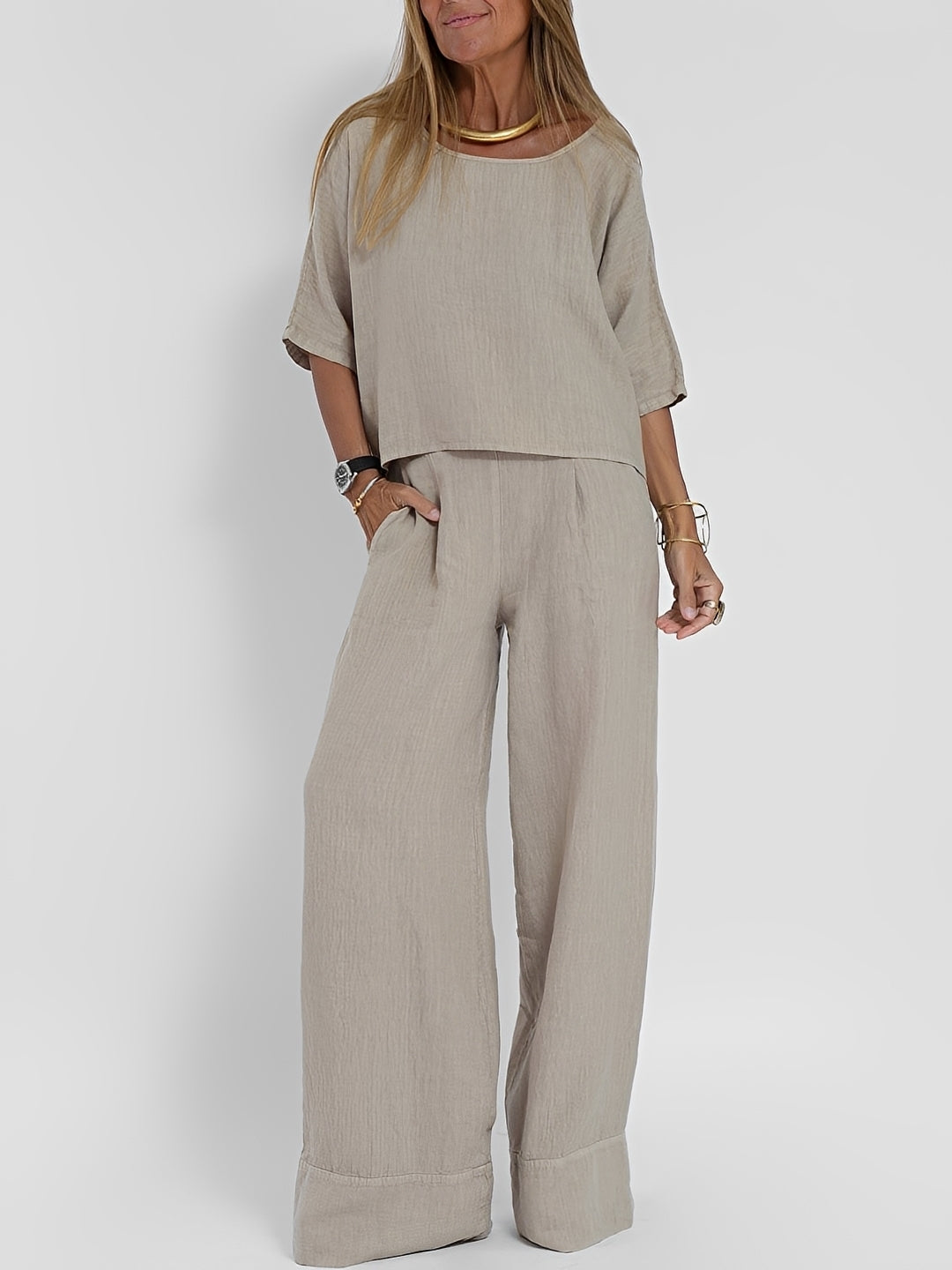 Leona - Casual Loose Two-piece Set