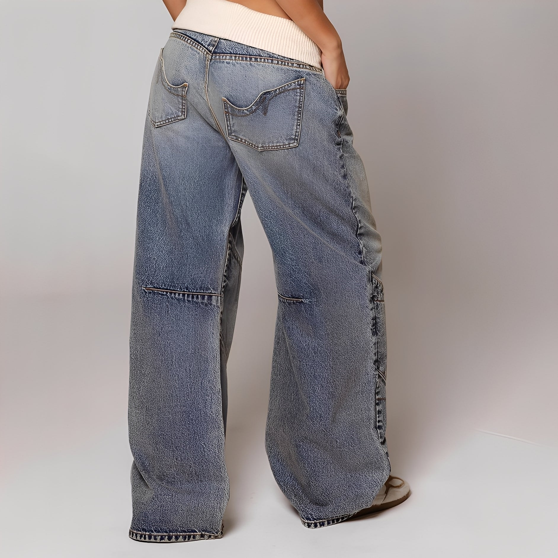 Vanessa - Comfortable wide-leg jeans