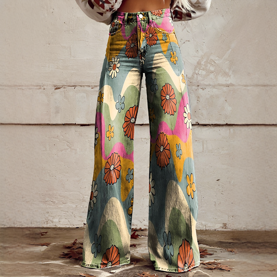 Shannon - Trendy Wide Leg Pants