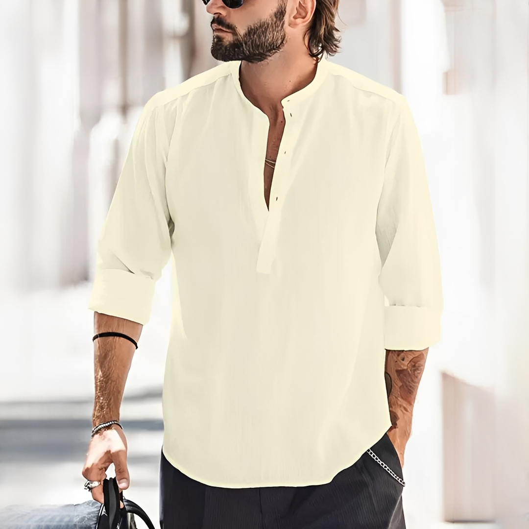 Enrico - Lightweight and Fashionable Men's Summer Shirt