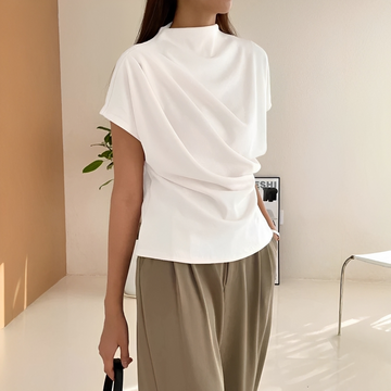 Janica - Short Sleeve Blouse for Everyday Wear