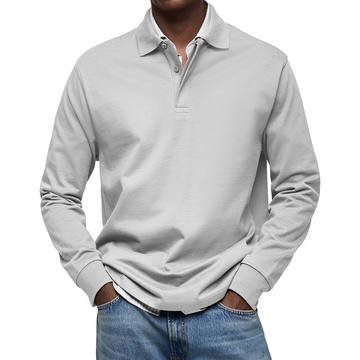 Argus - Long Sleeve Polo for Men