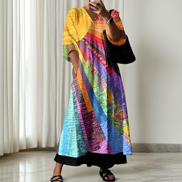 Zanna - Stylish, Colorful Dress for Women