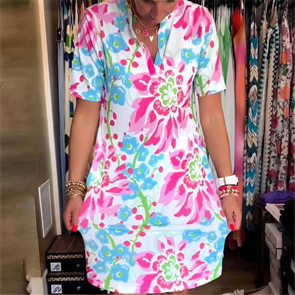 Abbie - Stylish floral dress for women