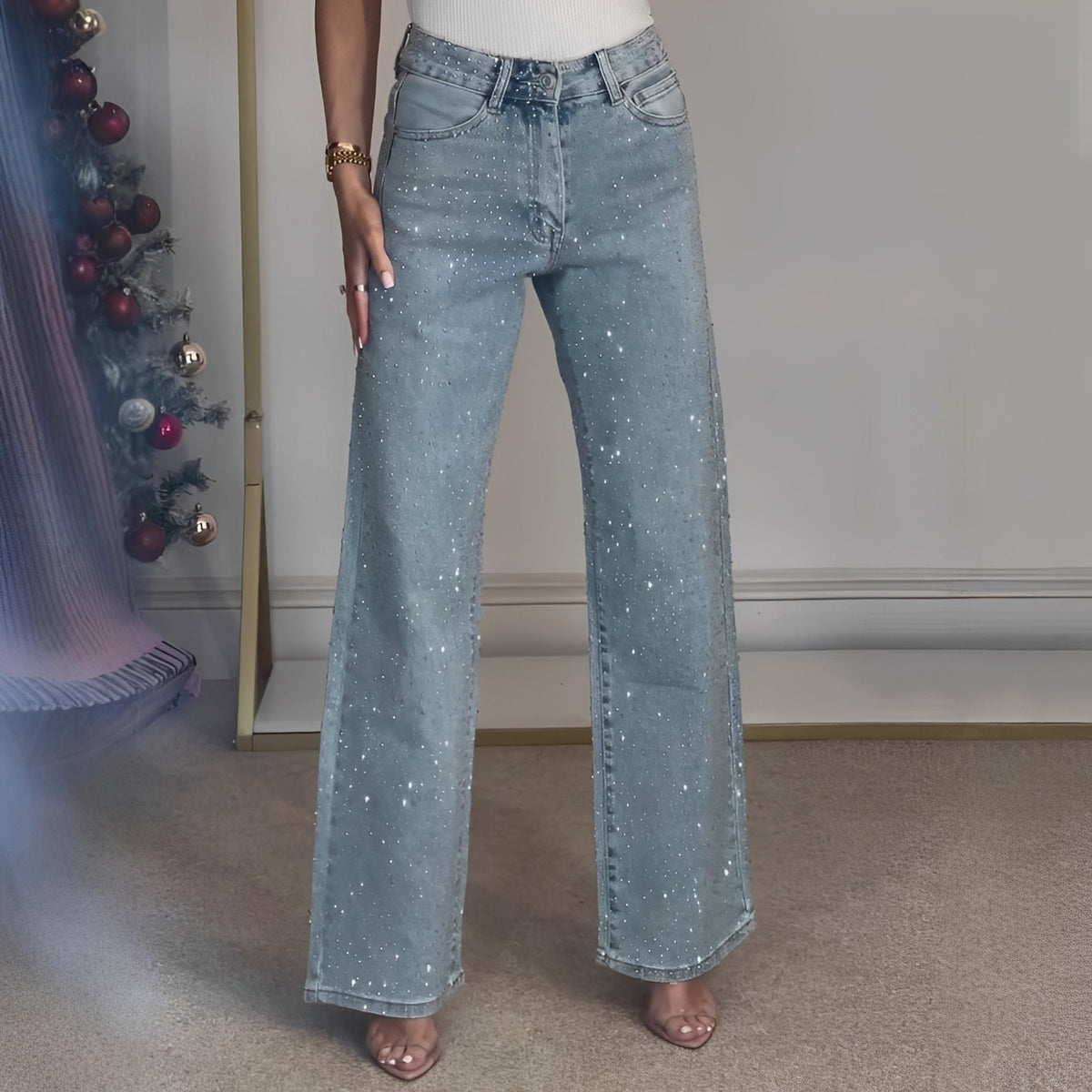 Sandra - Elegant wide-leg pants