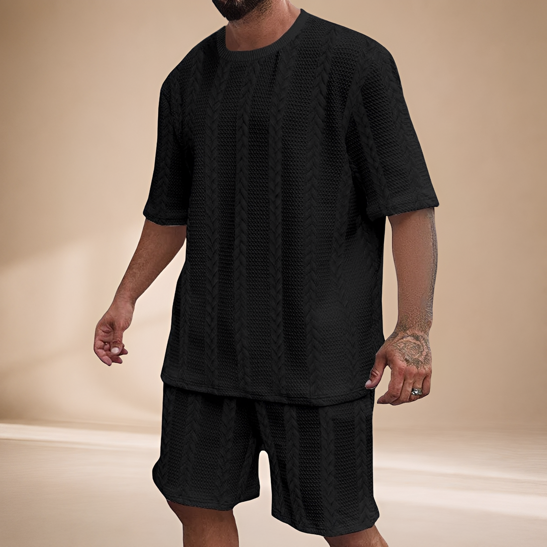 Johnston - Loose T-shirt Shorts Set