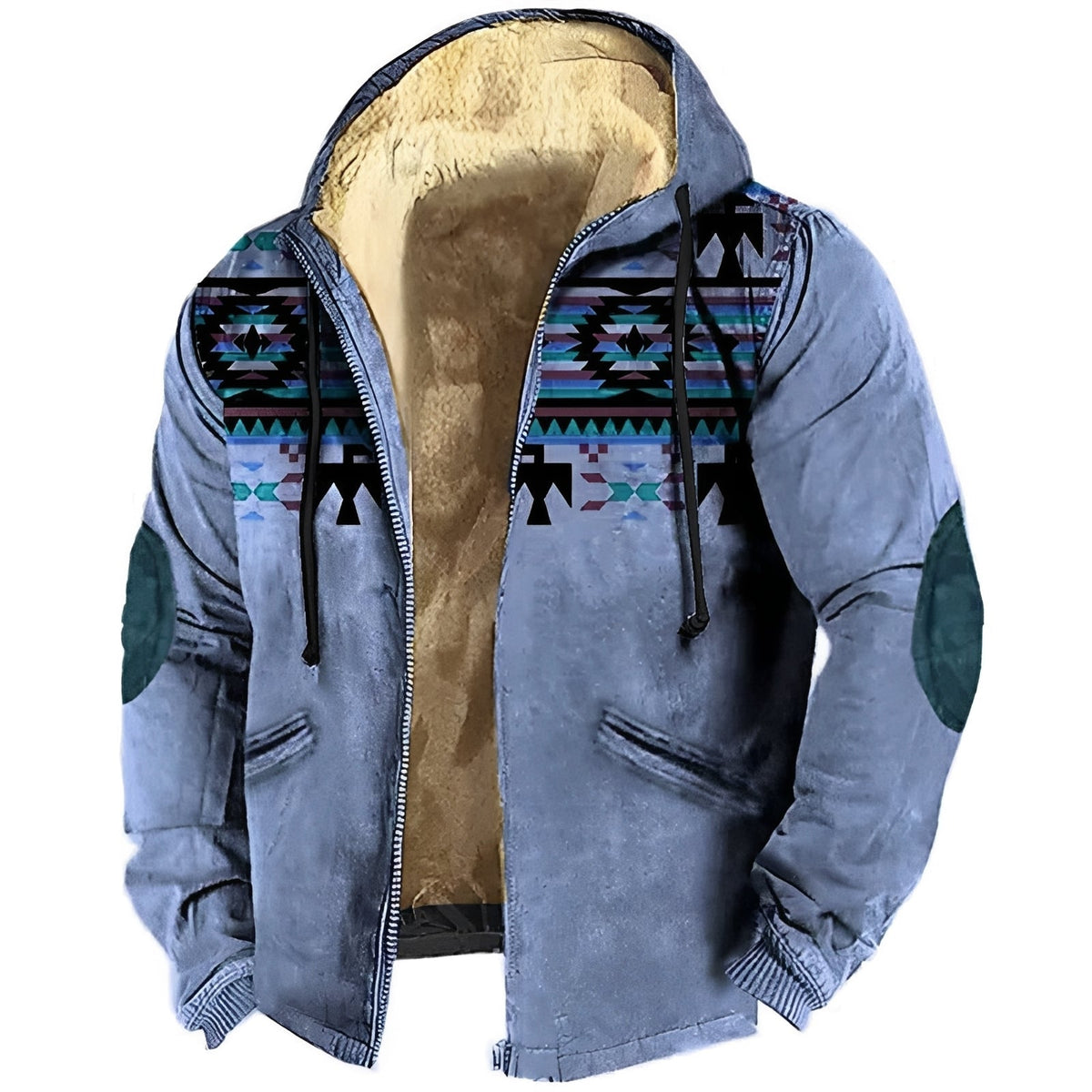 Edwin - Trendy Hoodie with Cultural Design for Men
