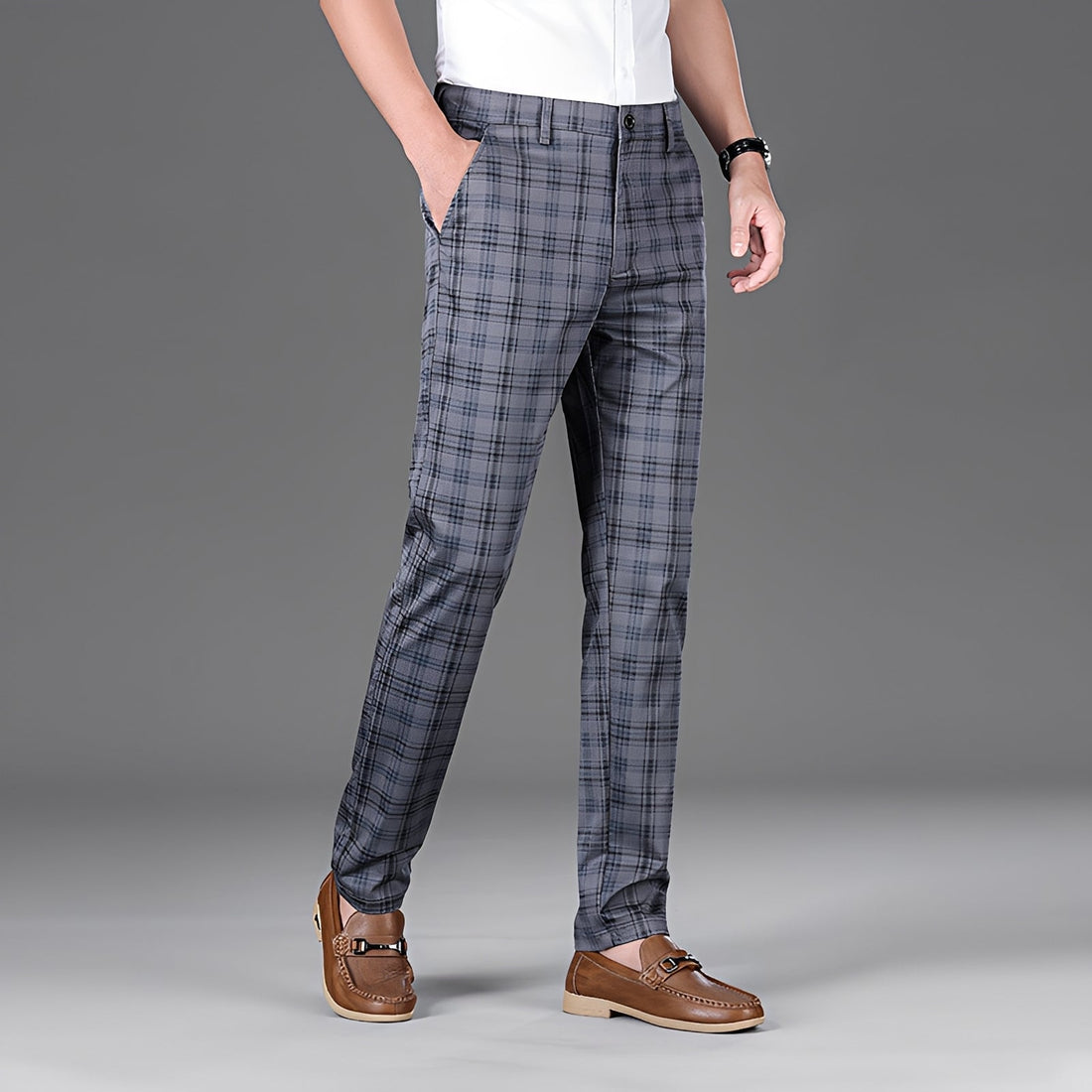 Myers - Casual Checkered Pants