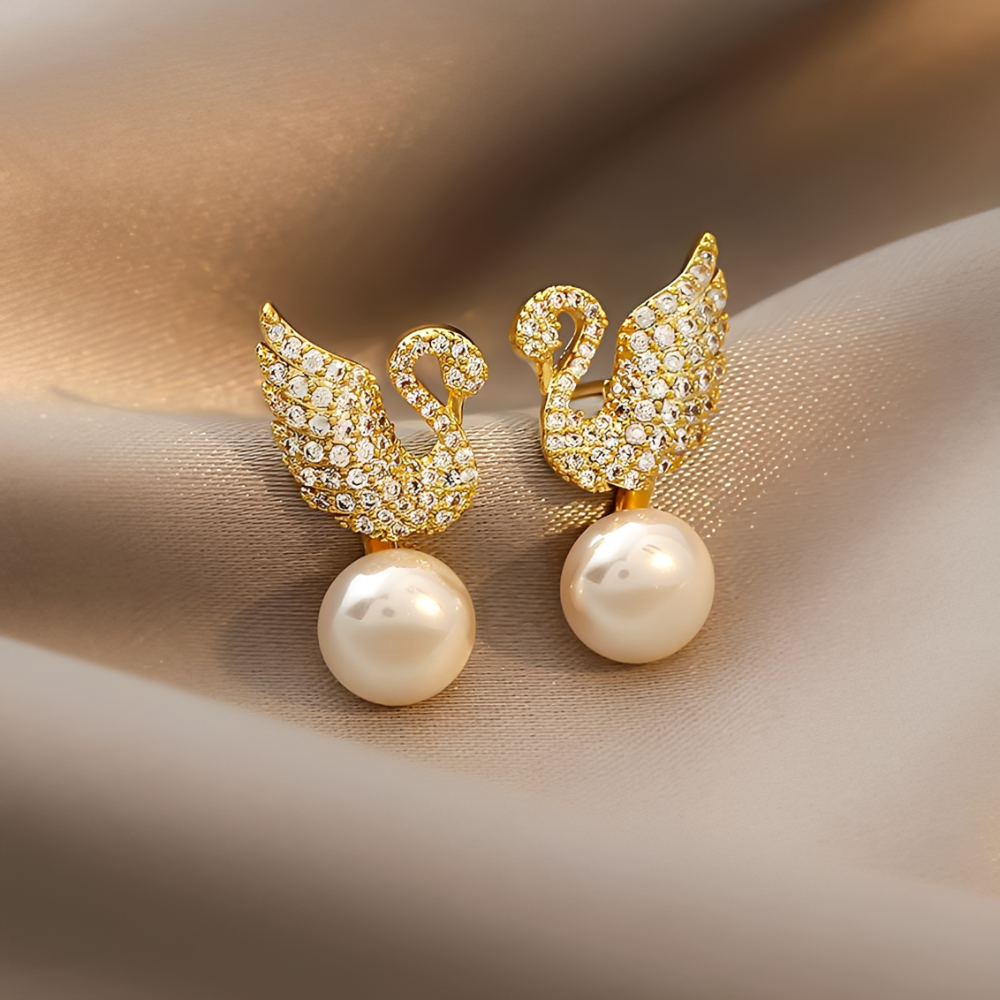 Schwan Pearl Earrings
