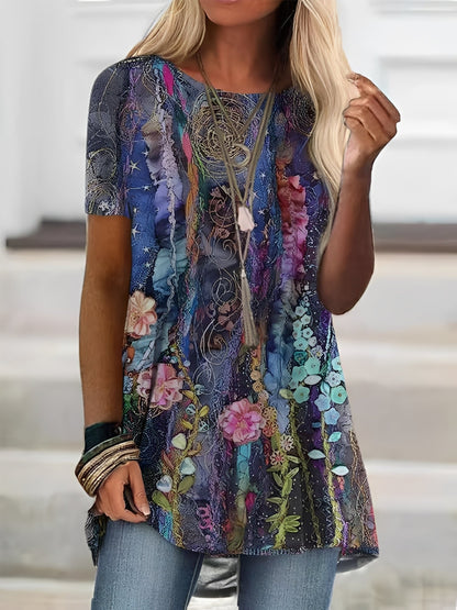 Rita - Stylish short-sleeve blouse for women