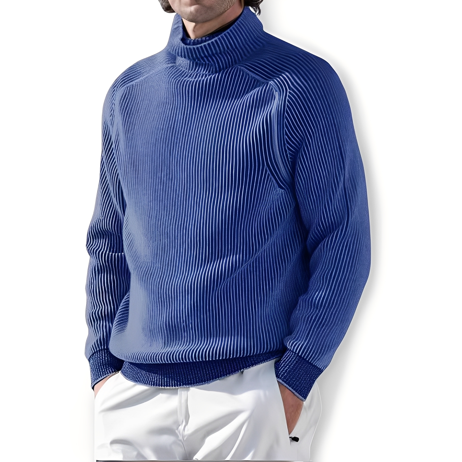 Jarrett - Sweater with Stand-up Collar