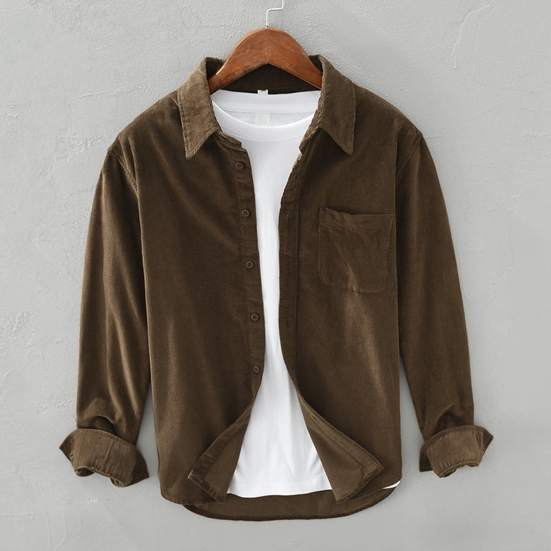Samuel - Casual Long Sleeve Overshirt for Men