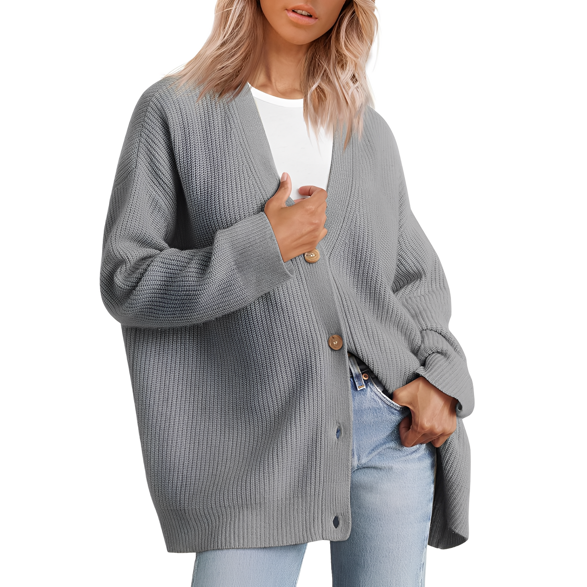 Christal - Warm sweater in casual fit