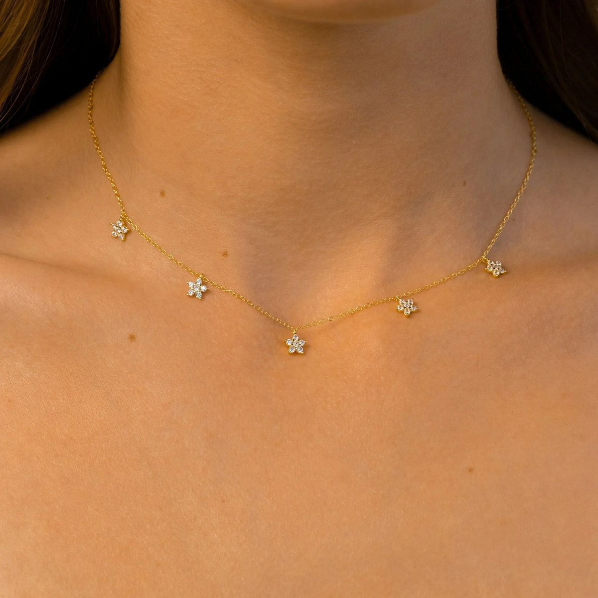 Delicate Flower Necklace