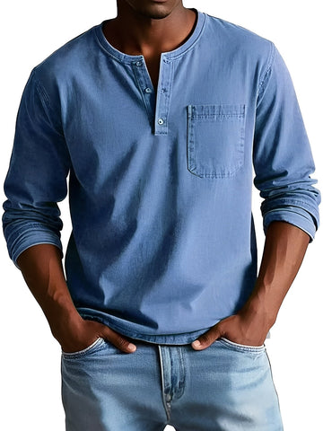 Steve - Casual long-sleeve shirt for men