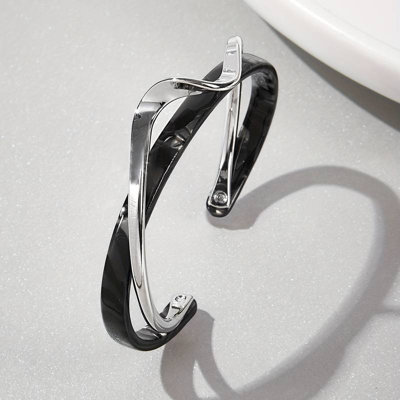 Wavy Bracelet with Decorative Details