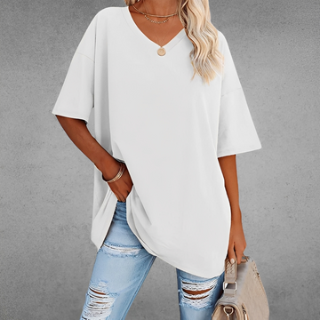 Andrea - Stylish V-neck Women's Top