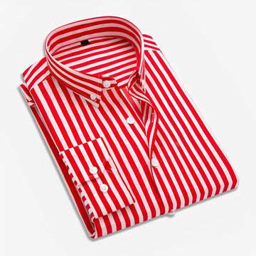 Edward - Long-sleeved Striped Shirt