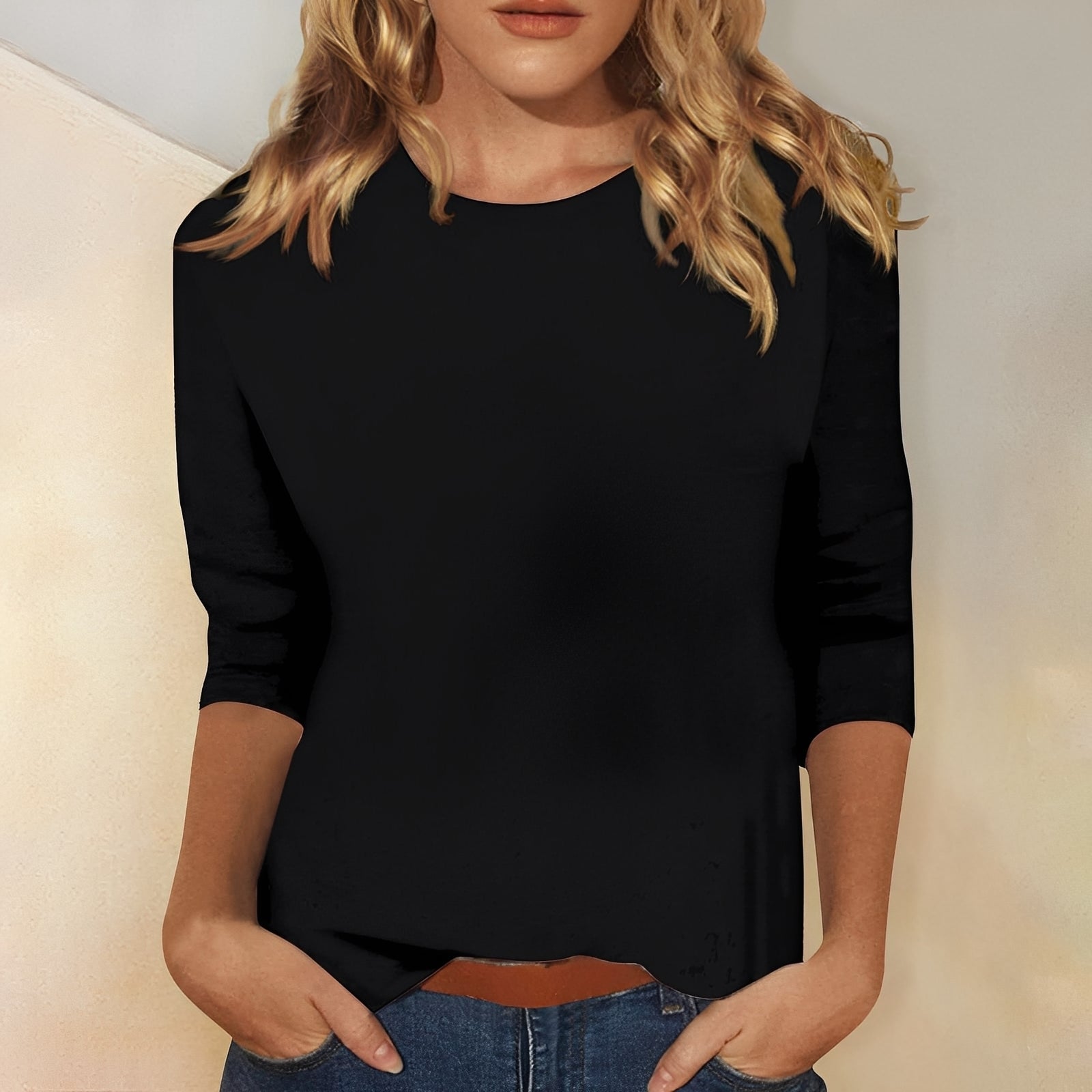 Katherina - Comfortable crew neck shirt