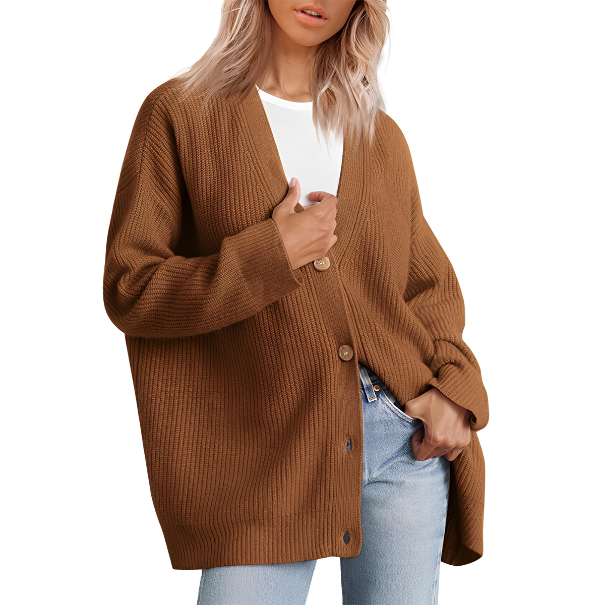 Christal - Warm sweater in casual fit