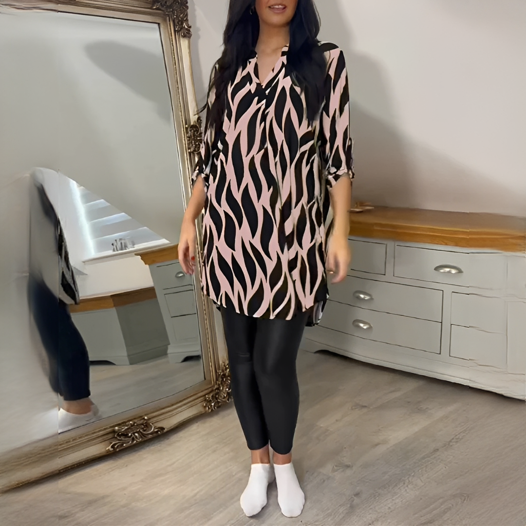 Desiree - Stylish V-neck Blouse