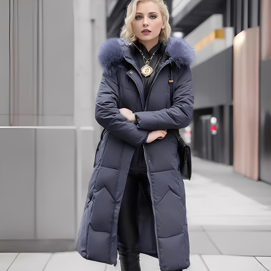 Marcellette - Elegant and warm coat with hood