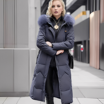 Marcellette - Elegant and warm coat with hood