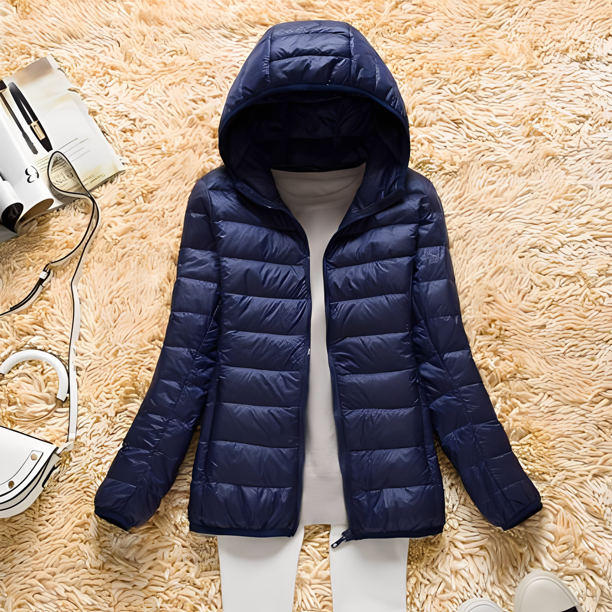 Lyndsay - Cozy and elegant jacket with hood