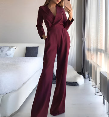 Emilie - Formal Long Sleeve Jumpsuit