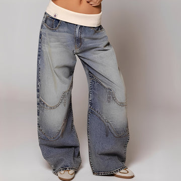 Vanessa - Comfortable wide-leg jeans