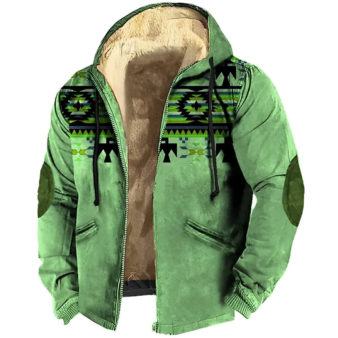 Edwin - Trendy Hoodie with Cultural Design for Men