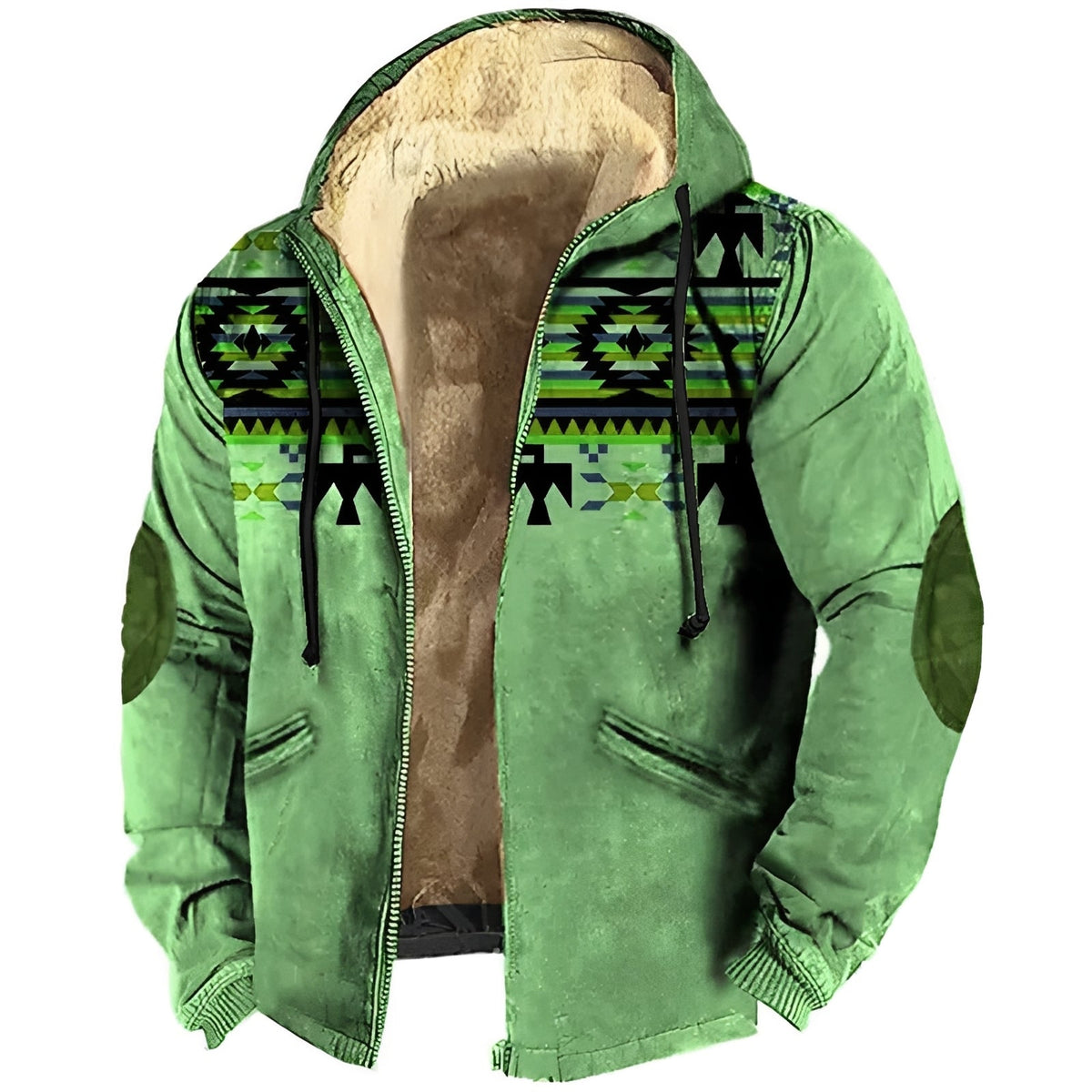 Edwin - Trendy Hoodie with Cultural Design for Men
