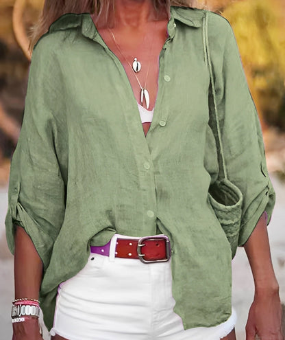 Joyce - Casual, Loose-Fitting Blouse for Women