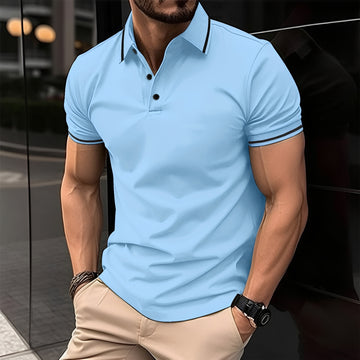 Frank - Stylish Lapel Polo Shirt